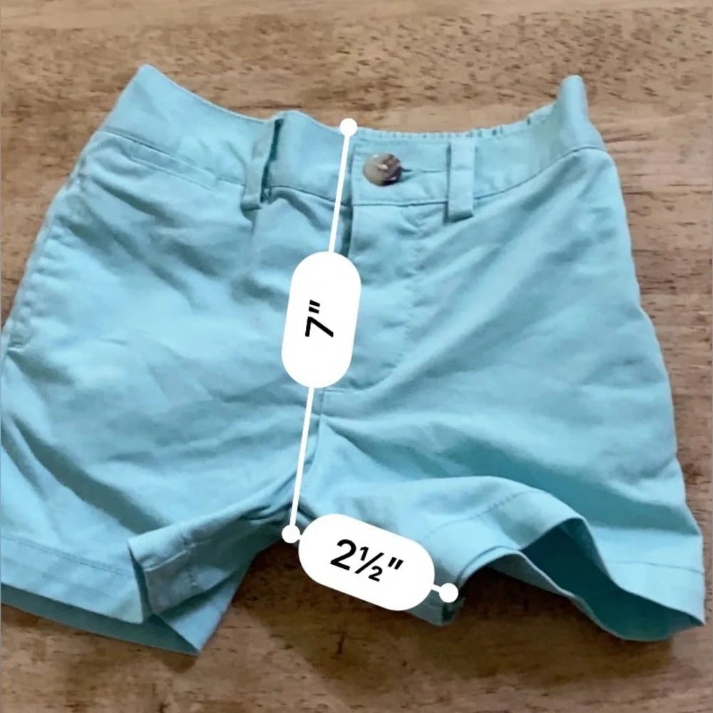 Ralph Lauren Infant Sz 9m Light Blue Twill Chino‎ Shorts